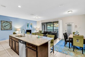 House, Multiple Beds, Pool Access, Pool View (The Lanai King - Windsor at Westside) | Interior - Updated & Colorful Home w/ a Modern Kitchen, Furnished Lanai, & Private Pool (Kissimmee)