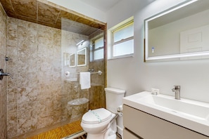 House, Multiple Beds, Patio, Garden View (The Wicker Wonder) | Bathroom | Towels - Classic Home Close to Lake Placid With Modern Updates, W/d, AC, & Patio (Lake Placid)