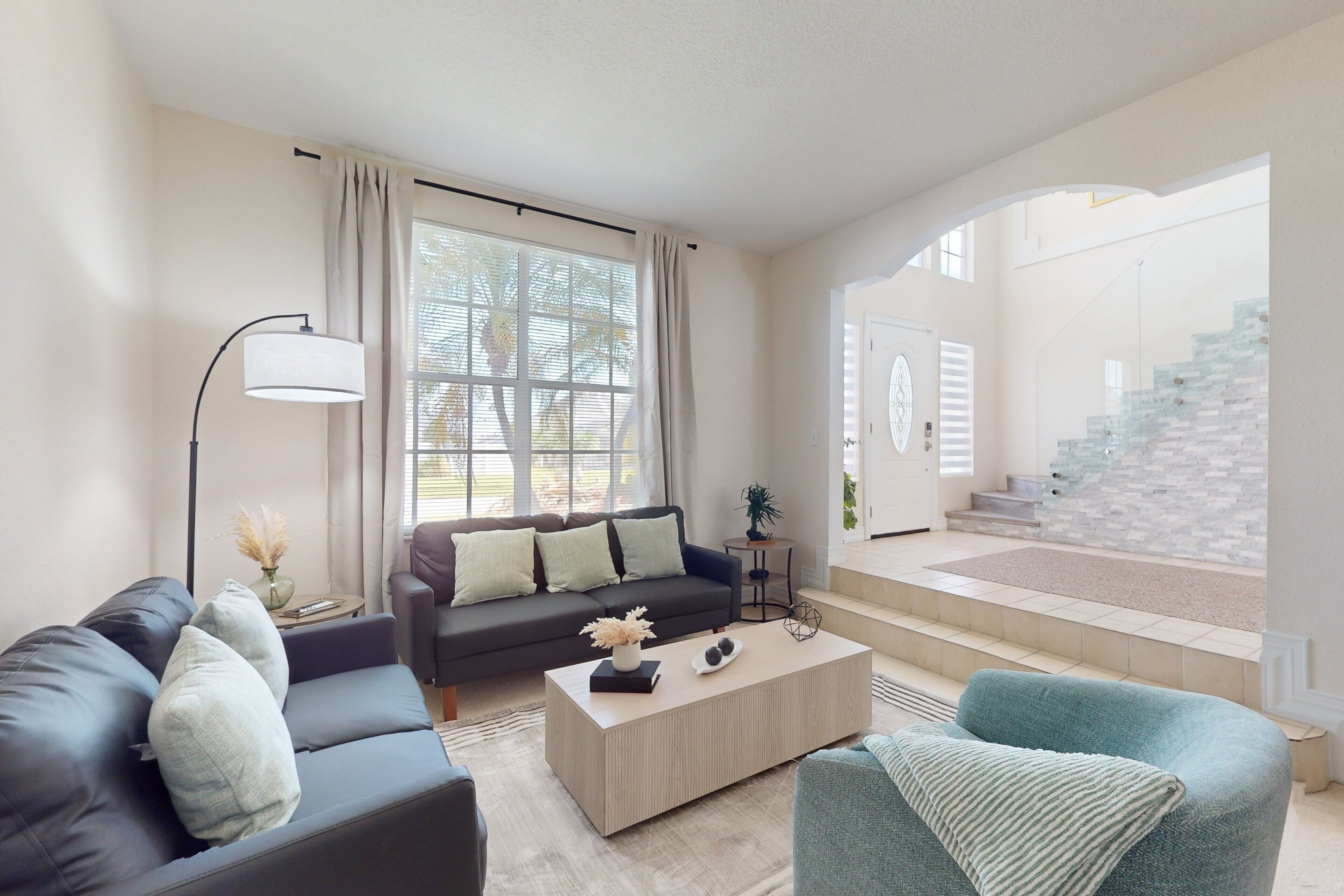 House, Multiple Beds, Pool Access, Pool View (Sand Dollar Grotto) | Living area