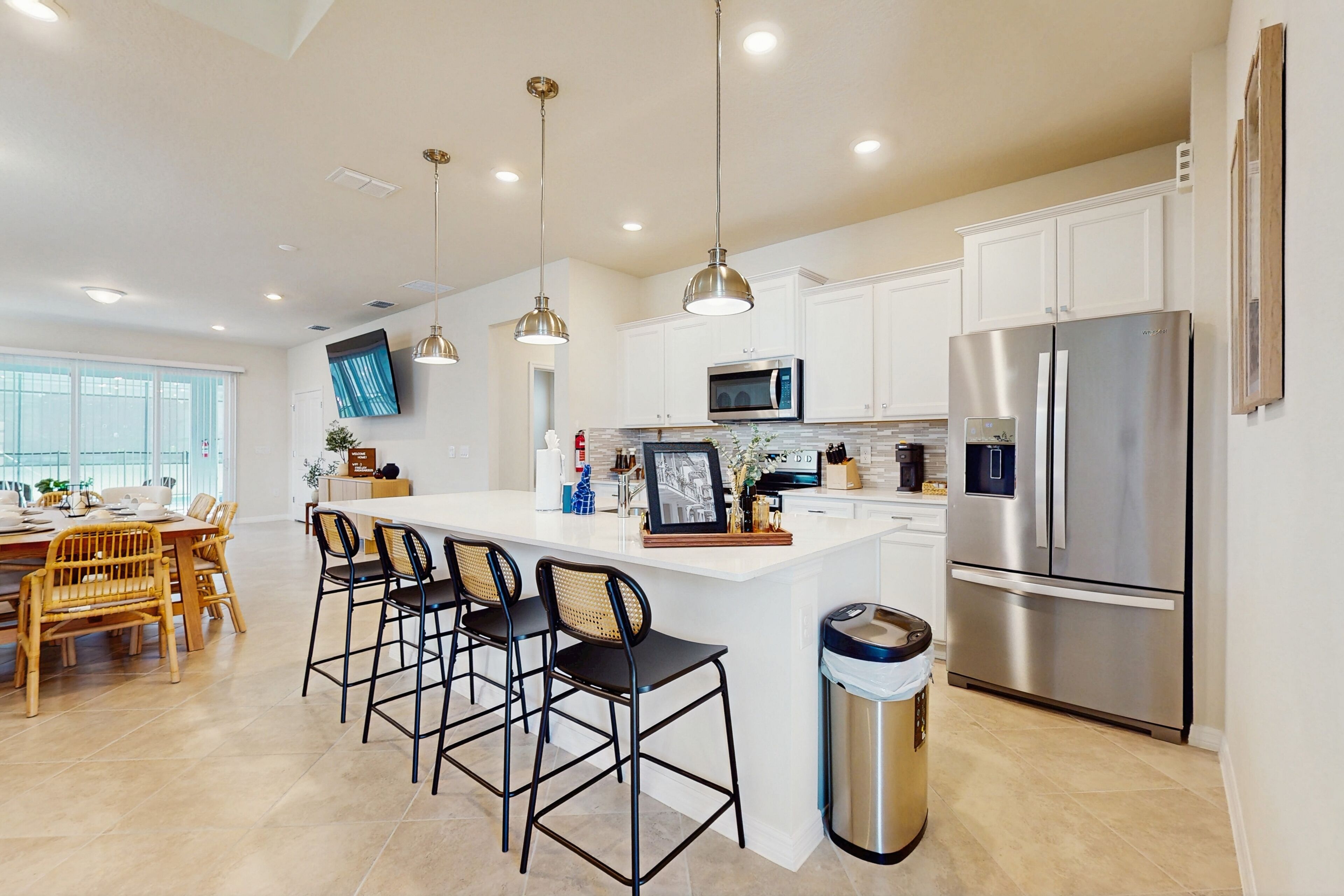 House, Multiple Beds, Pool Access, Pool View (Clermont Family Paradise) | Private kitchen