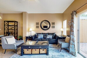 House, Multiple Beds, Pool Access, Pool View (Kissimmee Magical Retreat Terra Verde) | Living area - Beautiful & Spacious Resort Home in the Heart of Central FL (Kissimmee)