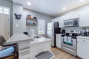 House, Multiple Beds, Pool Access, Pool View (Pixie Dust Hideaway) | Private kitchen - Spacious Townhouse With Jetted Tub, Game Room, Heated Pool & Fitness Amenities (Kissimmee)