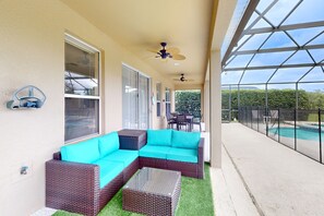 House, Multiple Beds, Pool Access, Pool View (The Seven Emeralds of Isla) | Outdoor dining - Beautiful Home With Private Pool and Space for the Whole Family (Kissimmee)