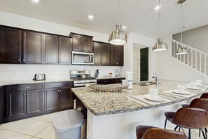 House, Multiple Beds, Pool Access, Pool View (The Oakmoss Haven) | Private kitchen - Beautiful Home With Private Pool and Space for the Whole Family (Davenport)
