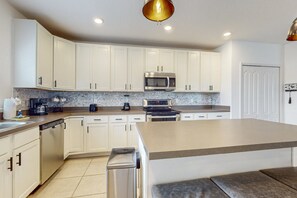 Huis, meerdere bedden, patio, uitzicht op zwembad (Paradise on Primrose) | Privékeuken