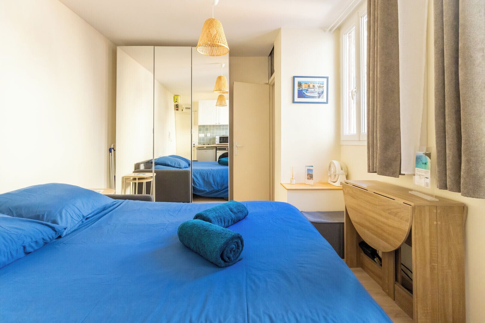 1 chambre, fer et planche à repasser, Wi-Fi