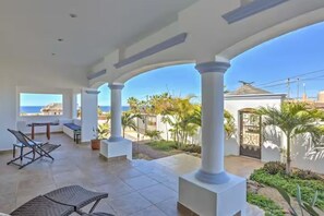 Terrace/patio - Ocean View Todos Santos Apt, Pool, and Beach Club! (Todos Santos, LA PAZ)