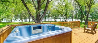 Private Waterfront Retreat w/ dock on 7+ acre