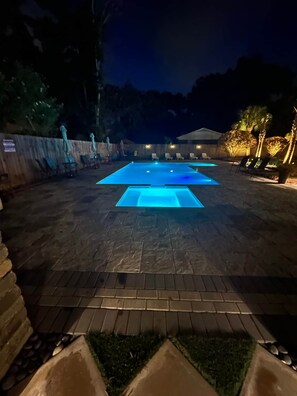 Una piscina climatizada