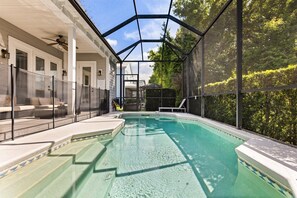 Pool - Reflections Manor at Reunion | Stay in style at 5-bedroom villa in Orlando Near Disney (Kissimmee)
