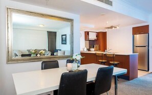 Dining - Sky-High 2BR at Chevron – Level 15 Ocean Views (Gold Coast)