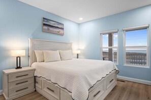 5 bedrooms, iron/ironing board, free WiFi, bed sheets - TS Island - Stunning 2nd row coastal home with ocean and sound views (North Topsail Beach)