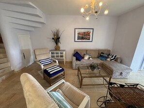 Living area - Mas sea view - 4 guests (La Croix-Valmer)