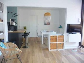 Interior - Apartment with sea view terrace - 4 guests (Le Barcarès)