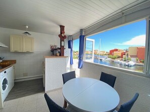 Dining - Apartment with marina view - 4 guests (Le Barcarès)
