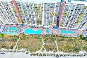 Exterior - Baywatch 614-Oceanfront-Indoor/Outdoor Pools-Lazy River-Sleeps 6 (North Myrtle Beach)