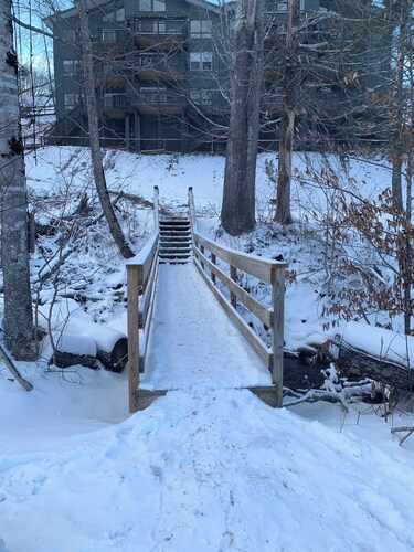 Sugar Mountain Ski Retreat Walk to Slopes  Sleeps up to 5 Cozy Cabin w Bunk Beds