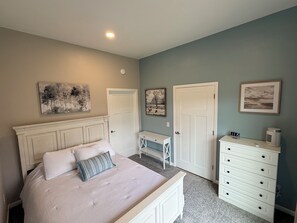 2 bedrooms, iron/ironing board, travel crib, free WiFi