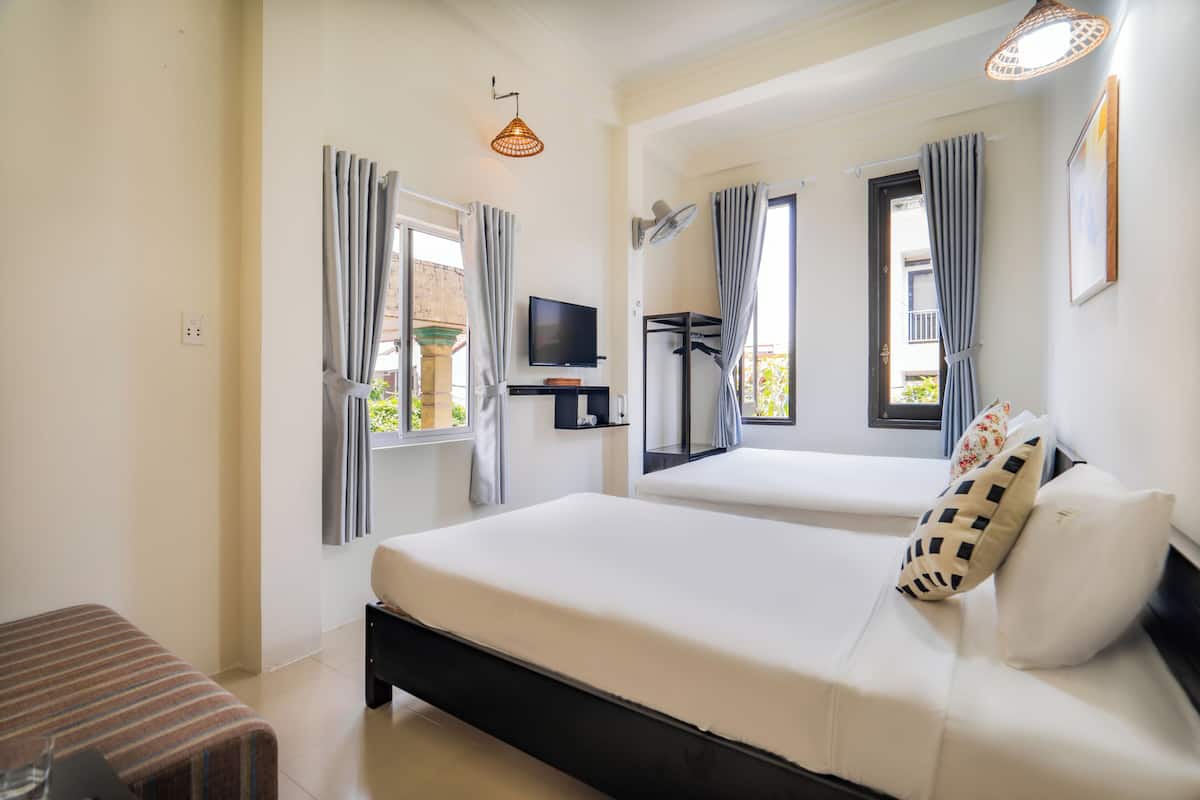 Familieværelse til 3 personer - byudsigt