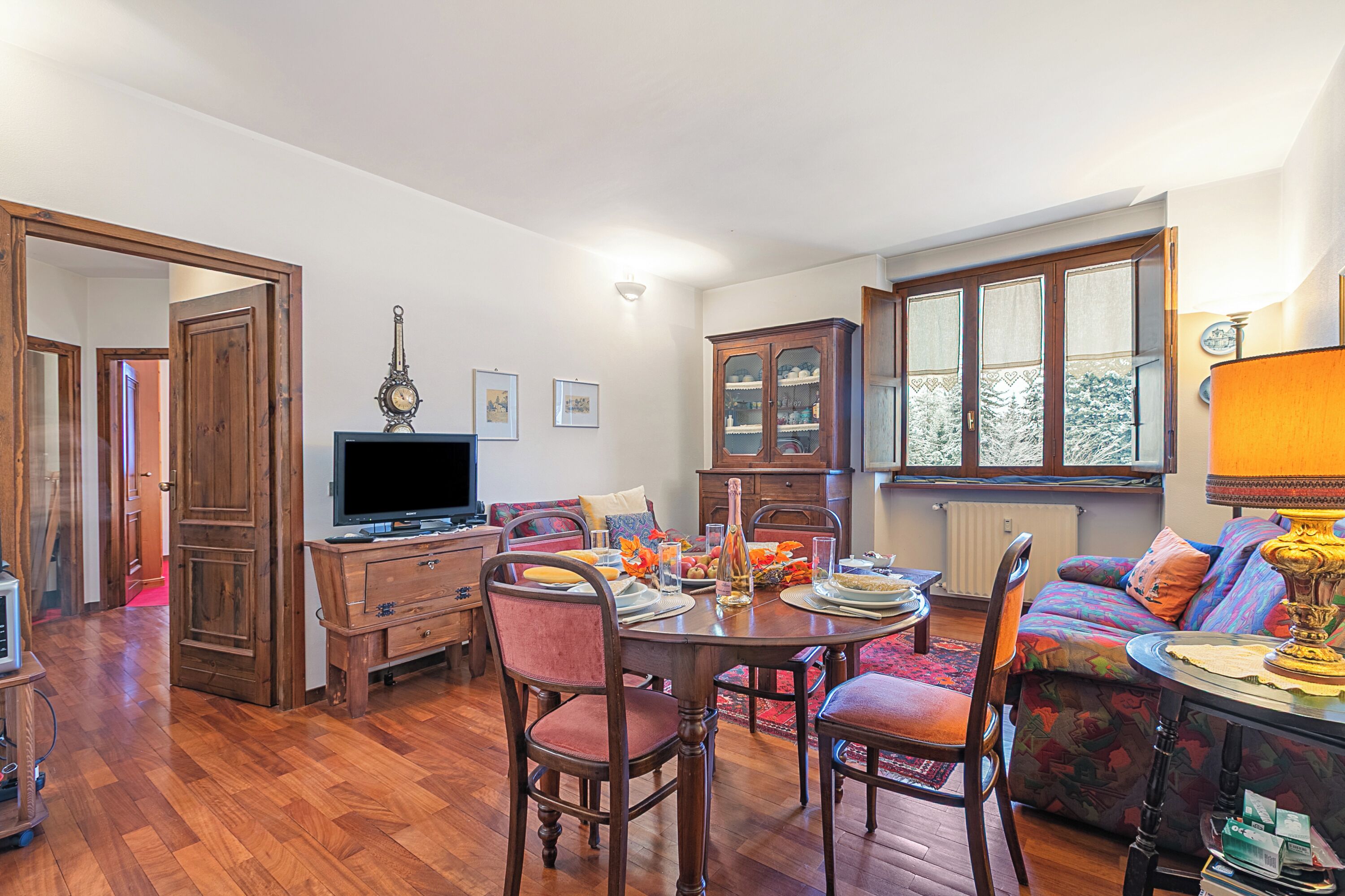 Living and dining room