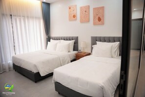 Dobbeltværelse - udsigt til have