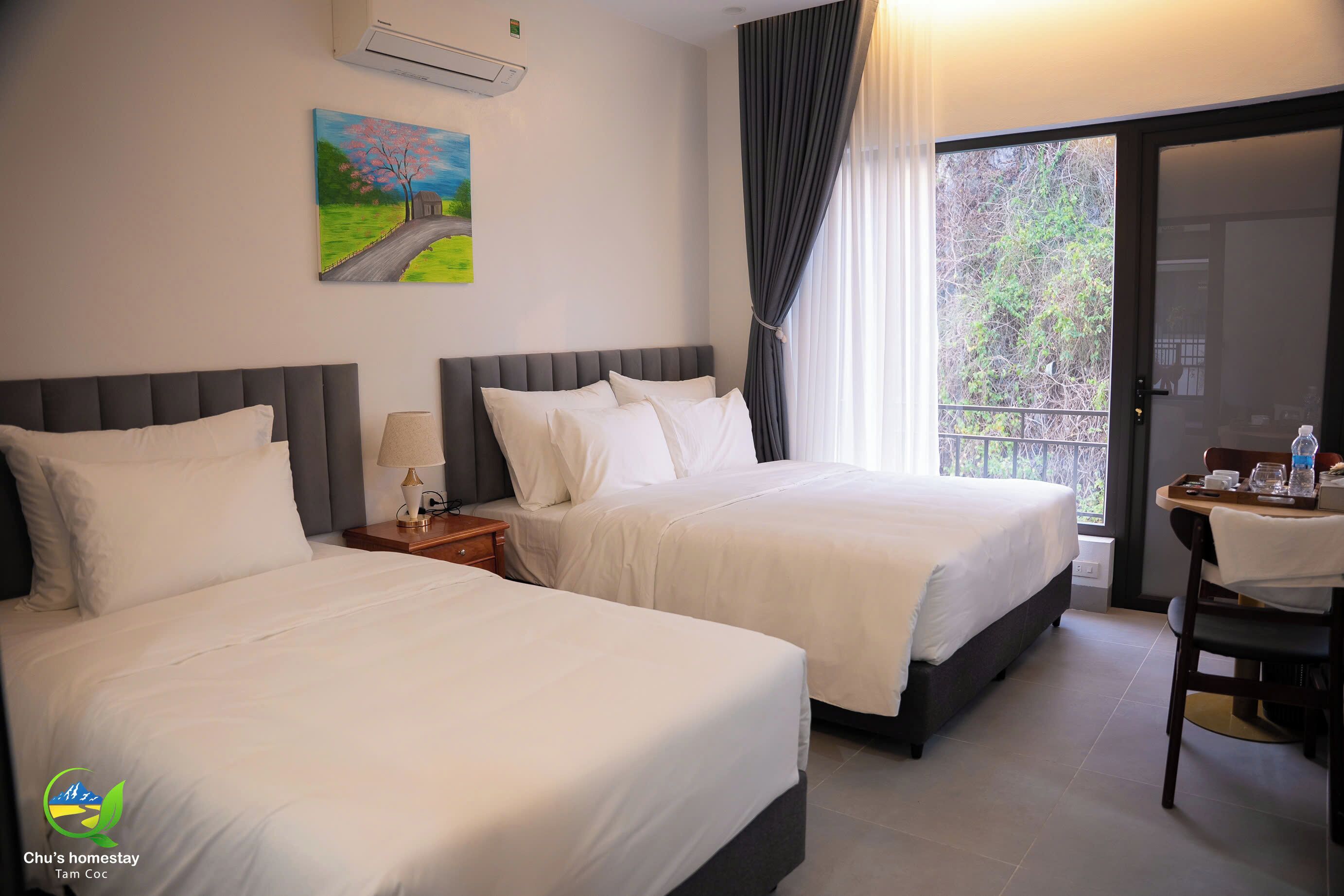 Dobbeltværelse - udsigt til have