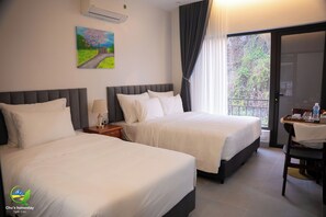 Dobbeltværelse - udsigt til have