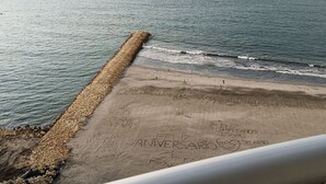 Deluxe Apartment, Sea View | Beach - Playa Mar Beach (Cartagena)