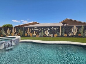Outdoor pool, a heated pool - NEW! Casa Margarita by GPM - pool, open floor plan, 4BR/3BA (Indio)
