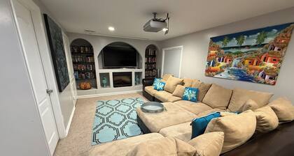 Spacious 4-bedroom house in beautiful West Jordan with AC and gym