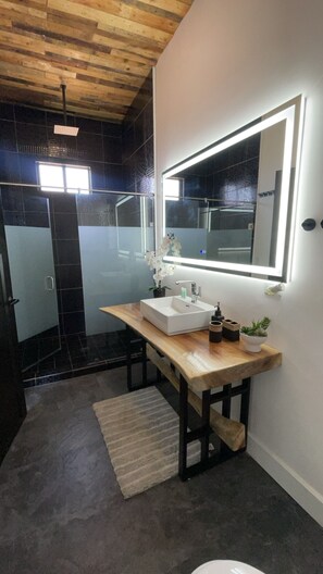 Cabaña de lujo, vistas al jardín | Baño