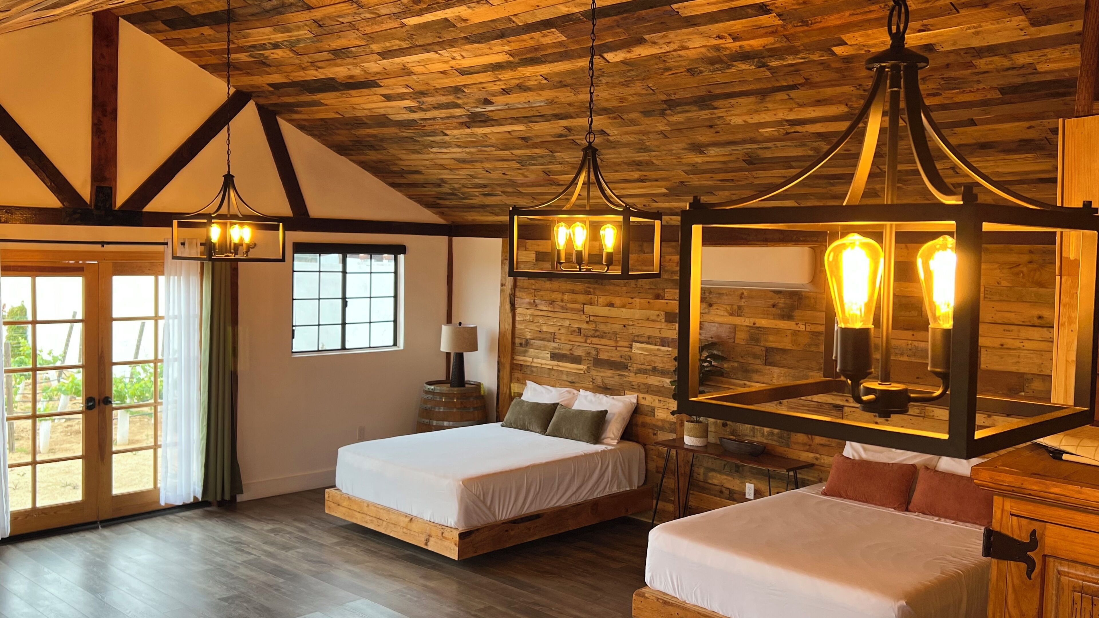 Cabaña familiar, vistas al jardín