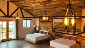 Cabaña familiar, vistas al jardín