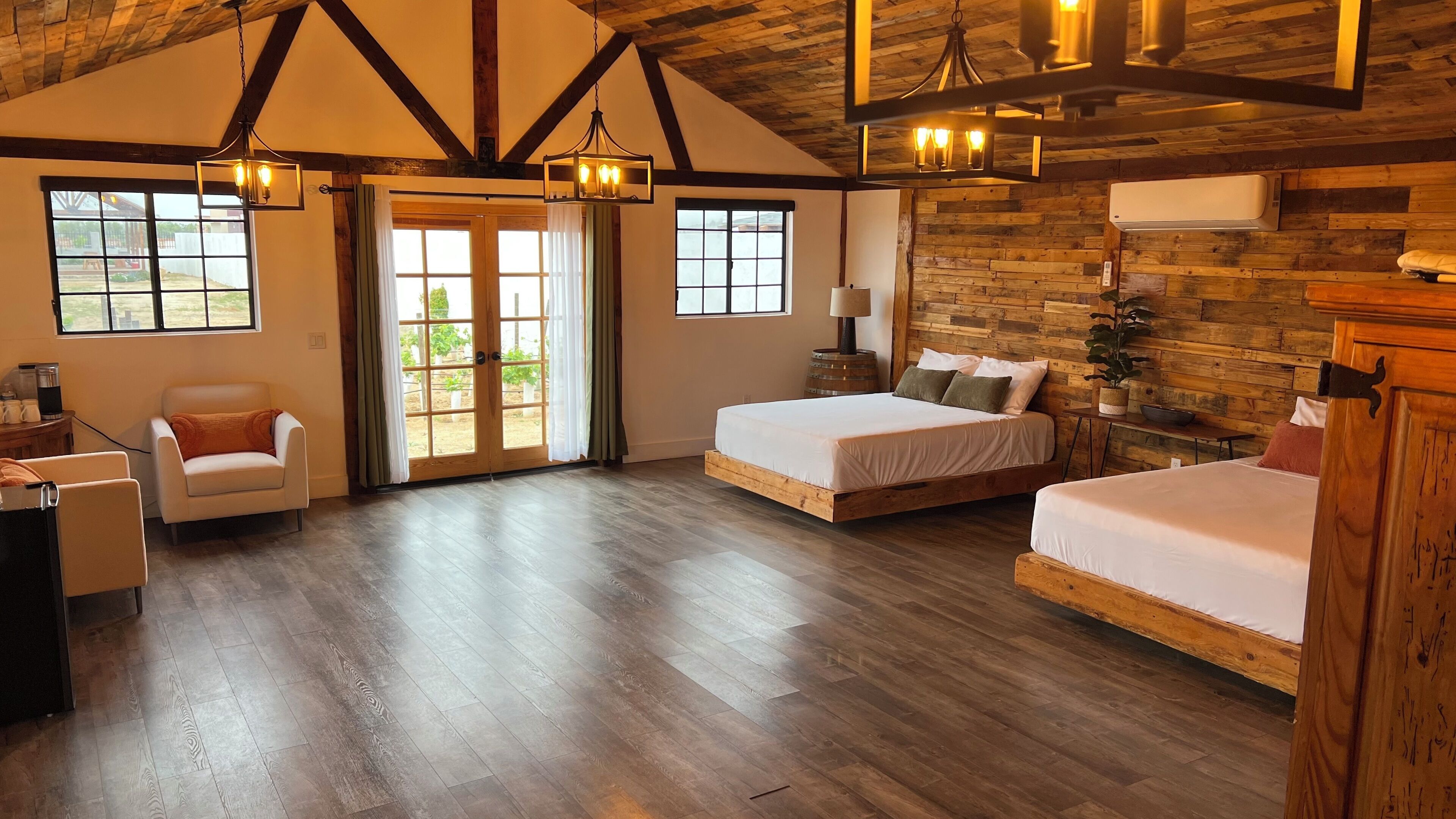 Cabaña familiar, vista al jardín