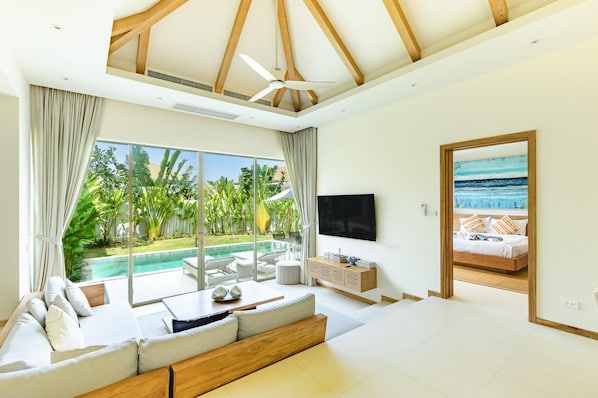 วิลล่า (3 Bedrooms) | ด้านหน้าที่พัก