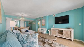 TV, offices - Beachfront Bliss Heart of Gulf Shores (Gulf Shores)