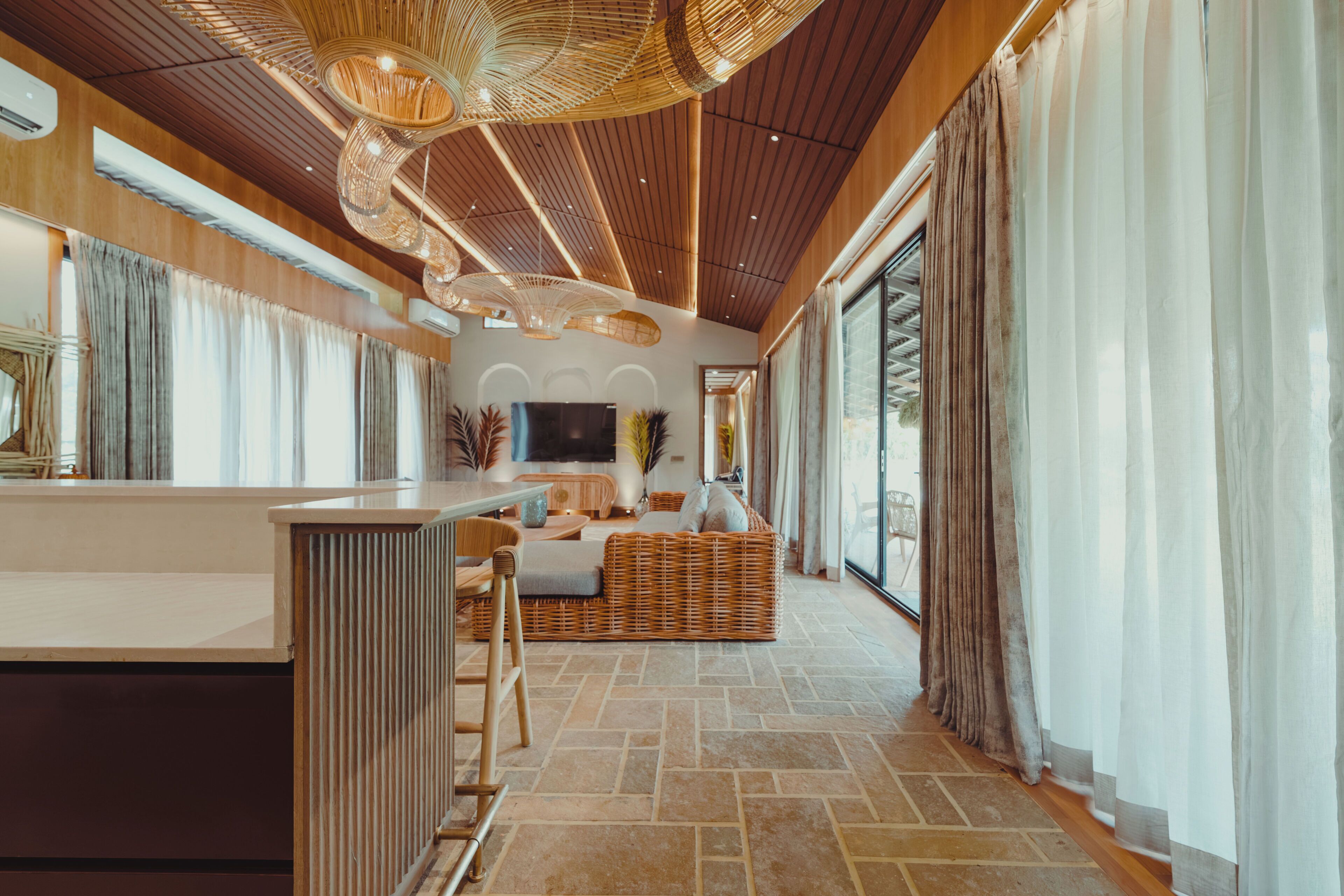 Villa Luxe, vue jardin | Intérieur