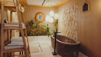Tenda Deluxe, vista giardino | Bagno