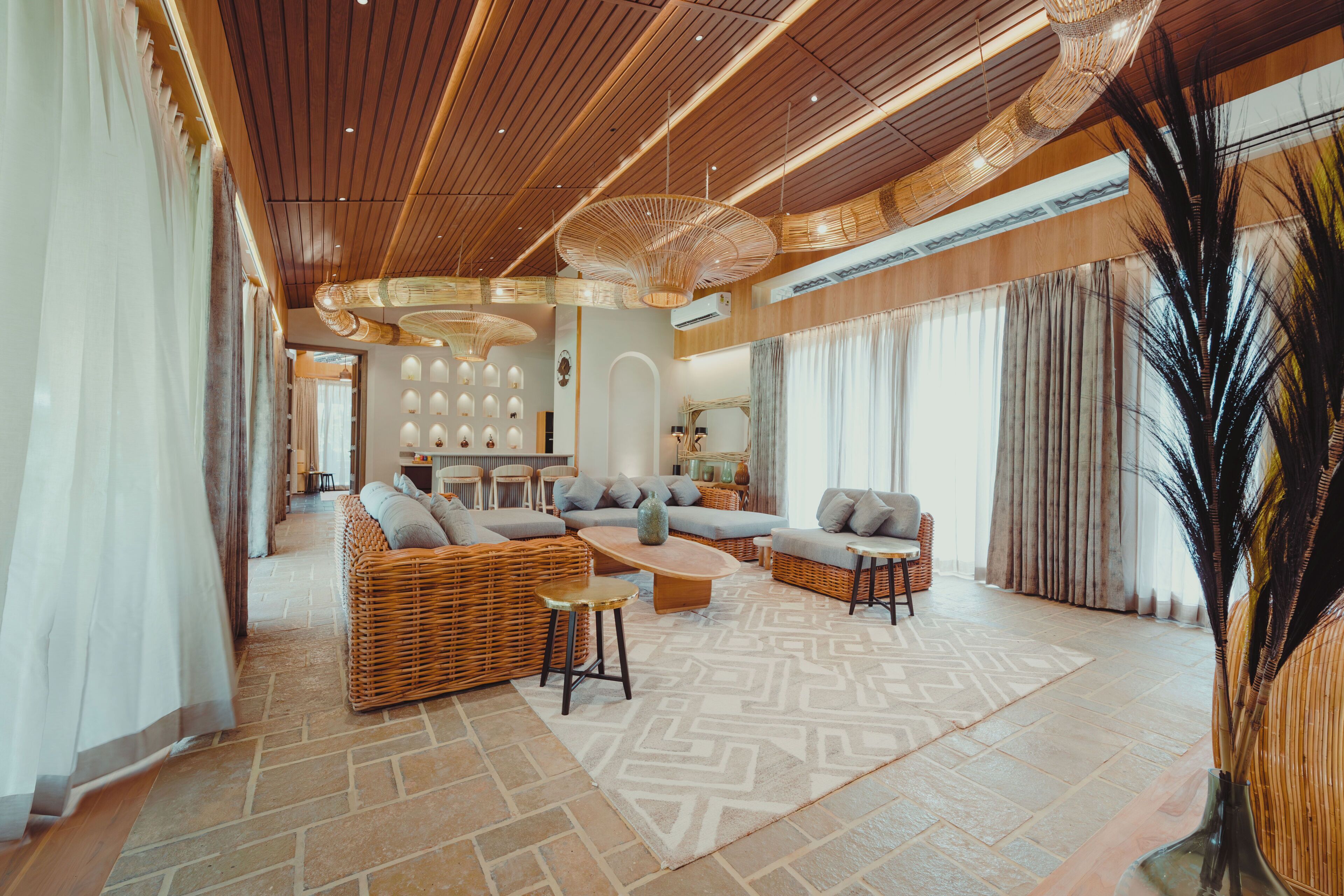 Luxury-Villa, Gartenblick | Innenbereich