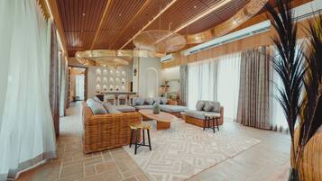 Luxury-Villa, Gartenblick | Innenbereich