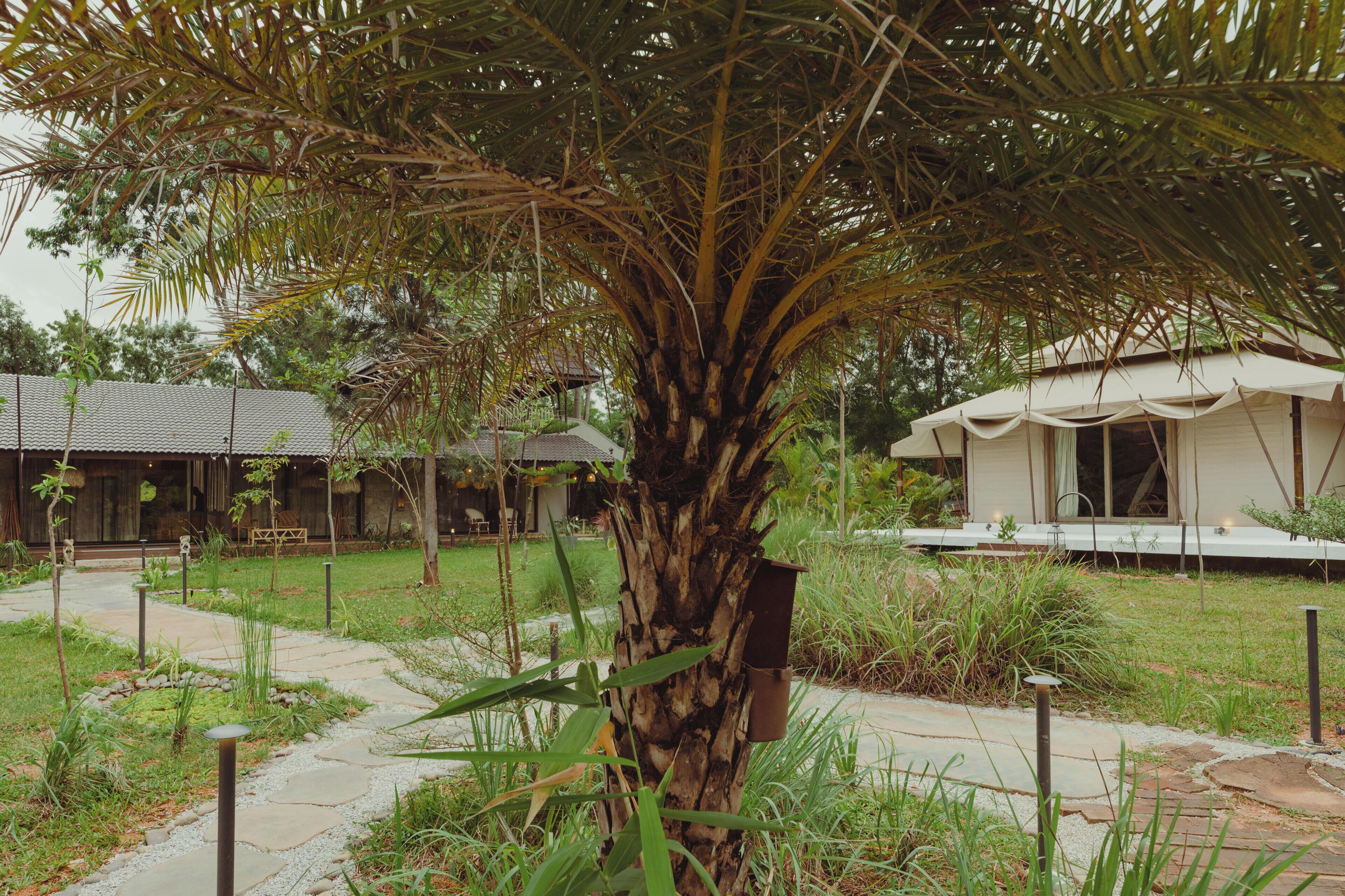 Overnattingsstedets uteområder