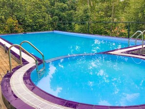 Indoor pool, outdoor pool - red letter hotel (kandy wattegama)