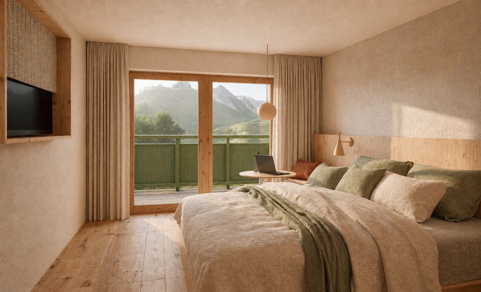 In-room safe, blackout curtains, free WiFi