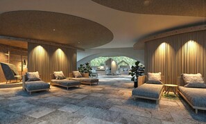 Sauna, steam room