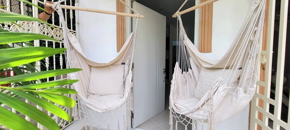 Terrace/patio - Cozy Apartment Rental in Puerto Plata, Dominican Republic (Puerto Plata)