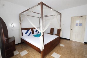 Deluxe tweepersoonskamer, balkon, uitzicht op stad