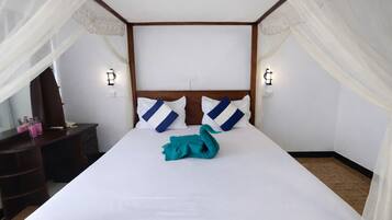 Deluxe tweepersoonskamer, balkon, uitzicht op stad