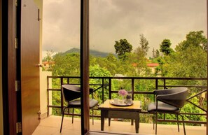 Uitzicht vanuit accommodatie