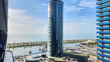 Comfort-lejlighed - balkon - strandudsigt | Udsigt fra overnatningsstedet