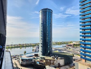 Comfort-lejlighed - balkon - strandudsigt | Udsigt fra overnatningsstedet